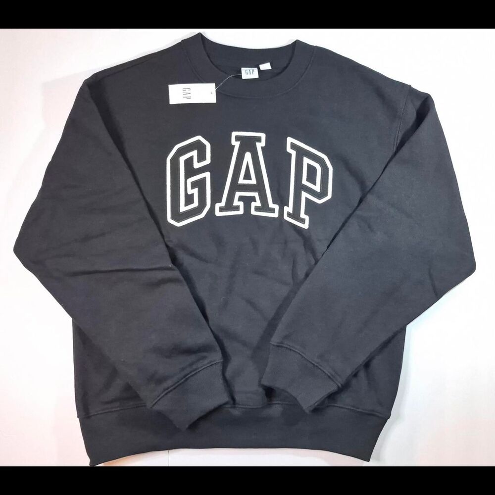 Gap Women's Black and White Sweatshirt size s